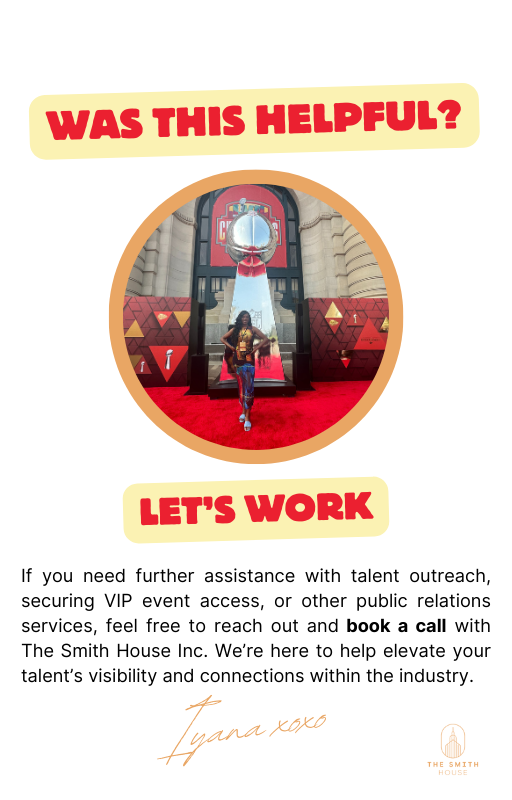 How to Pitch Talent for VIP & Celebrity Events